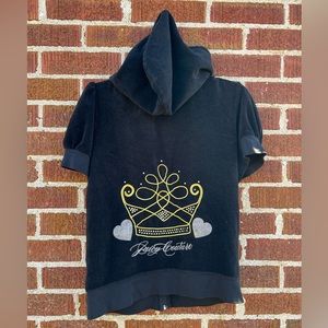 Vintage Juicy Couture Bling Rhinestone Embellished Tracksuit Jacket Y2K